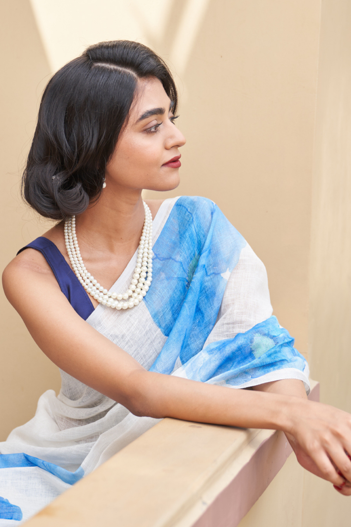 Vani Blue Saree