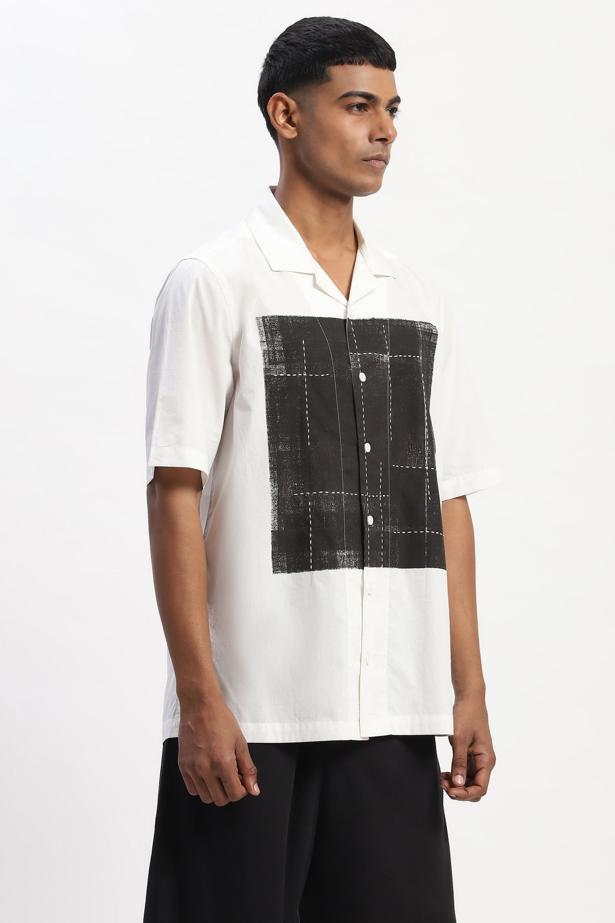 Engineered Blockprint Shirt