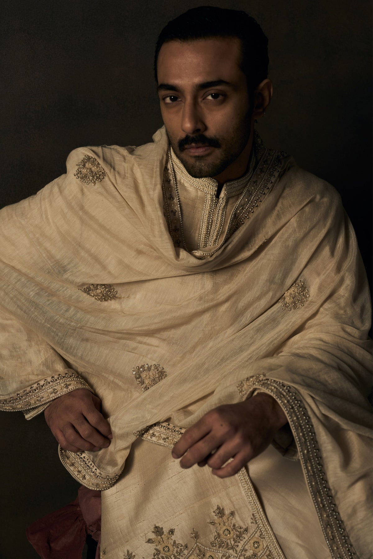 The Royal Mogra Sherwani Set