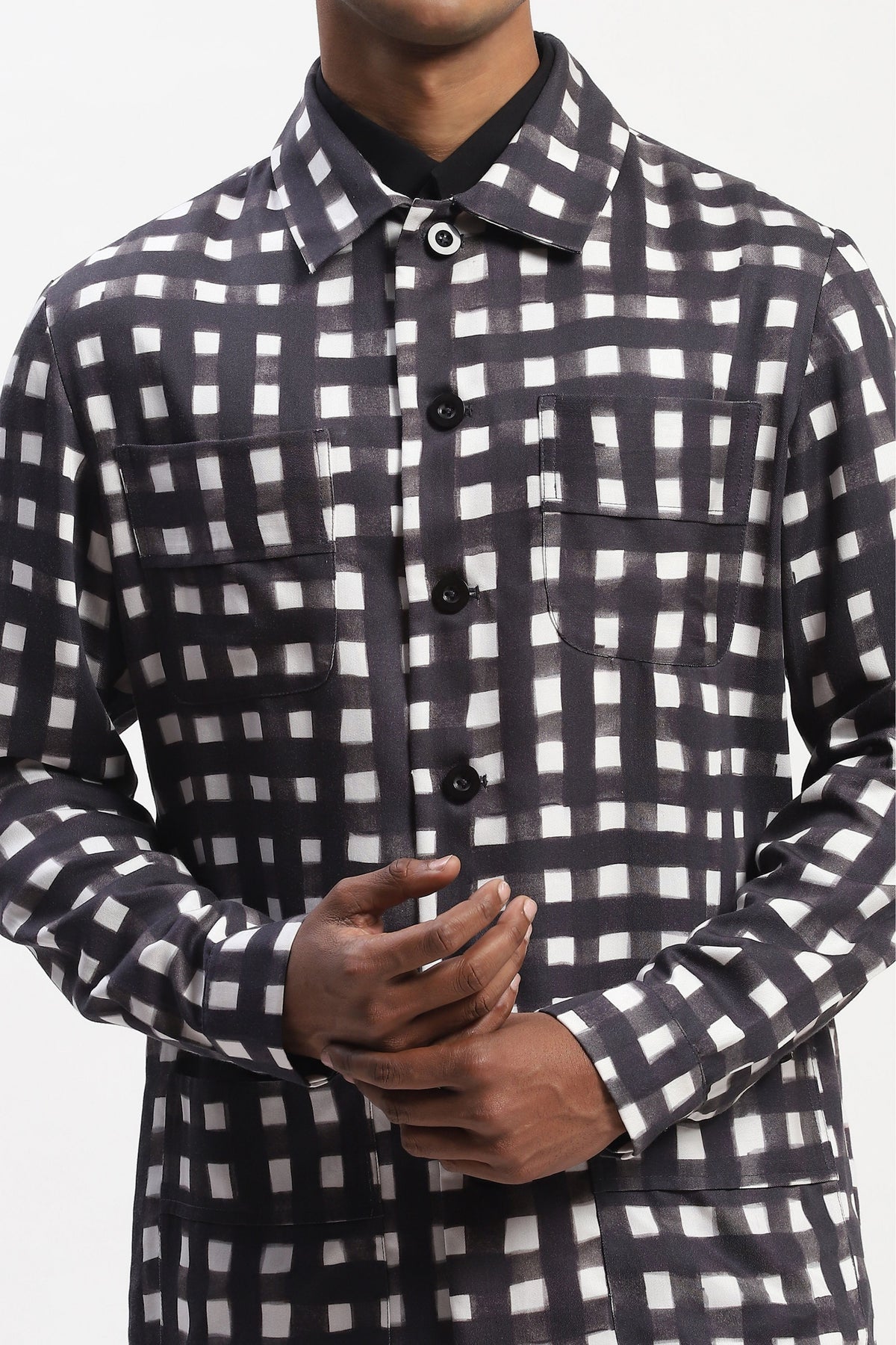 Watercolour Checks Jacket