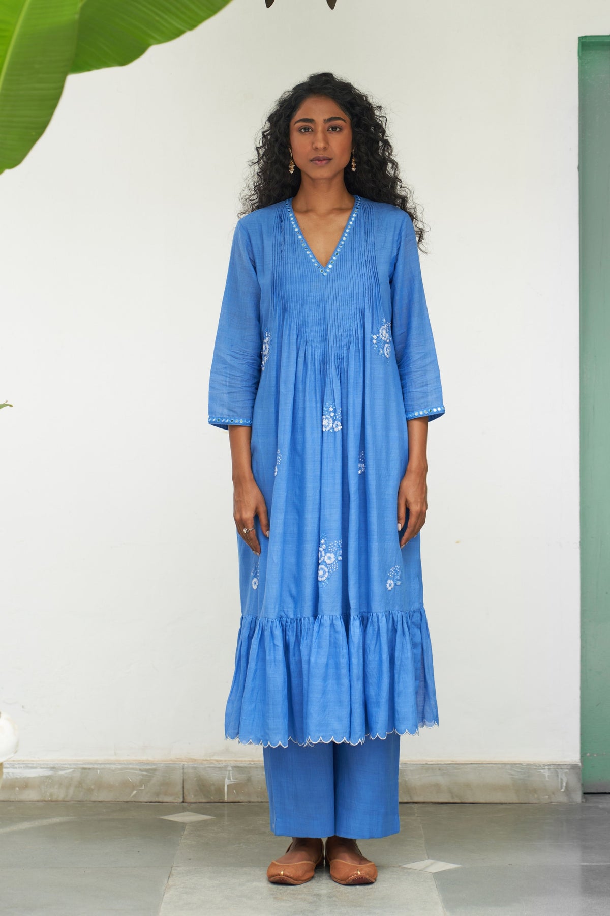 Asmani Champa Sitara Kurta Set