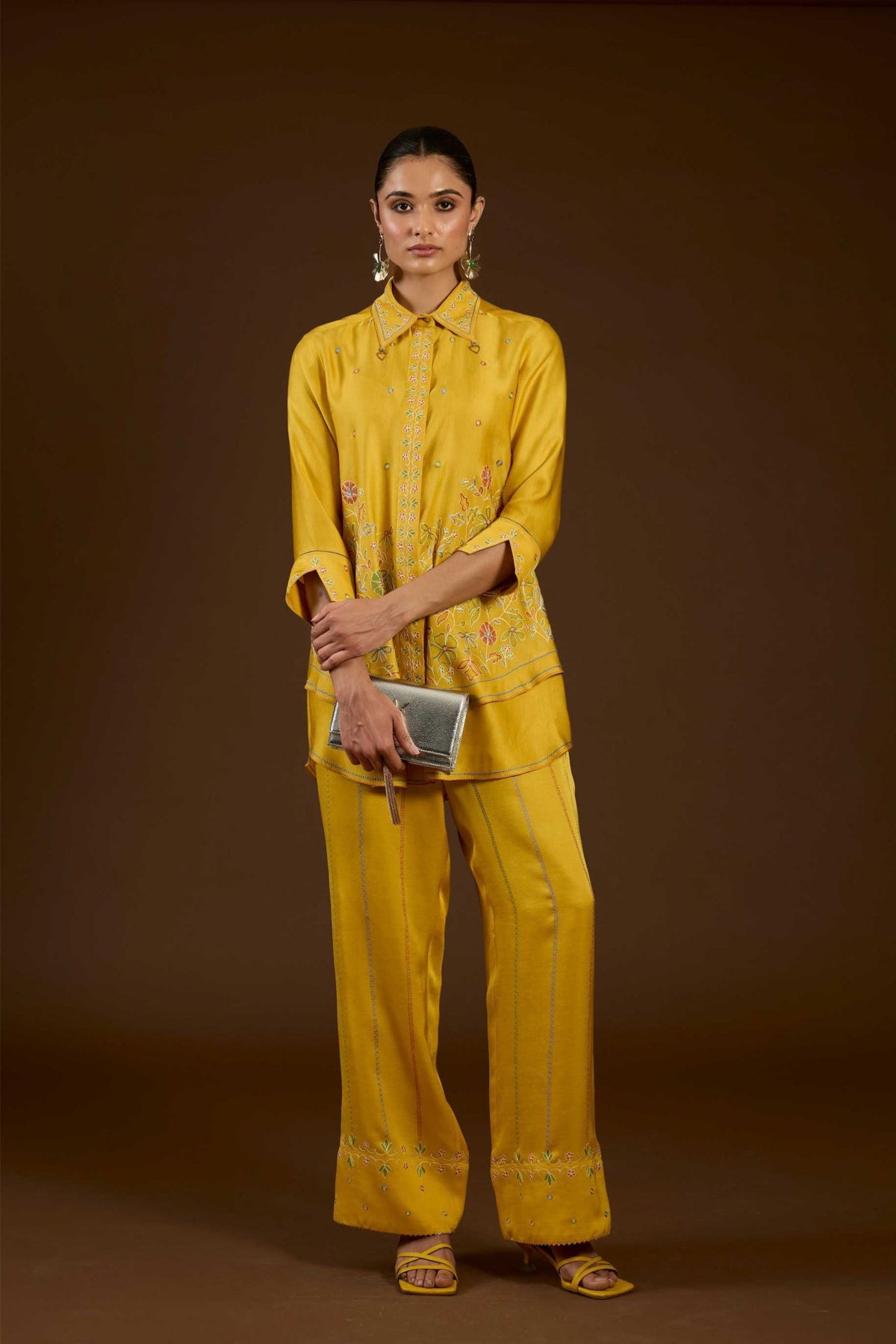 Mustard Aari Co-ord Set