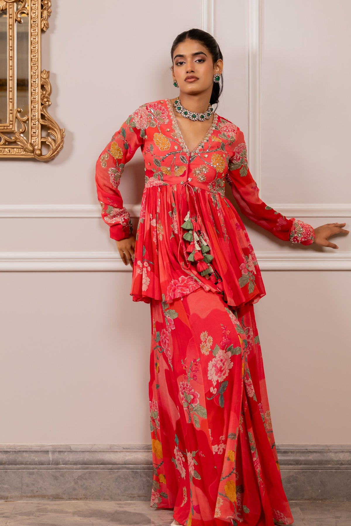 Risha Peplum Set