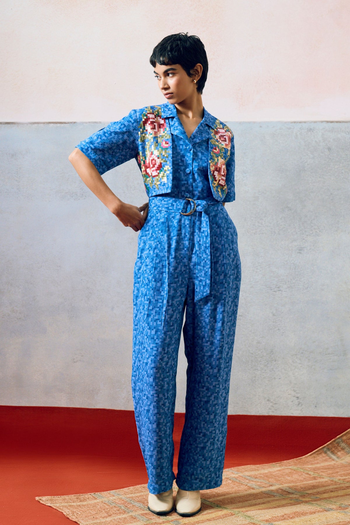 Milos Jumpsuit Blue