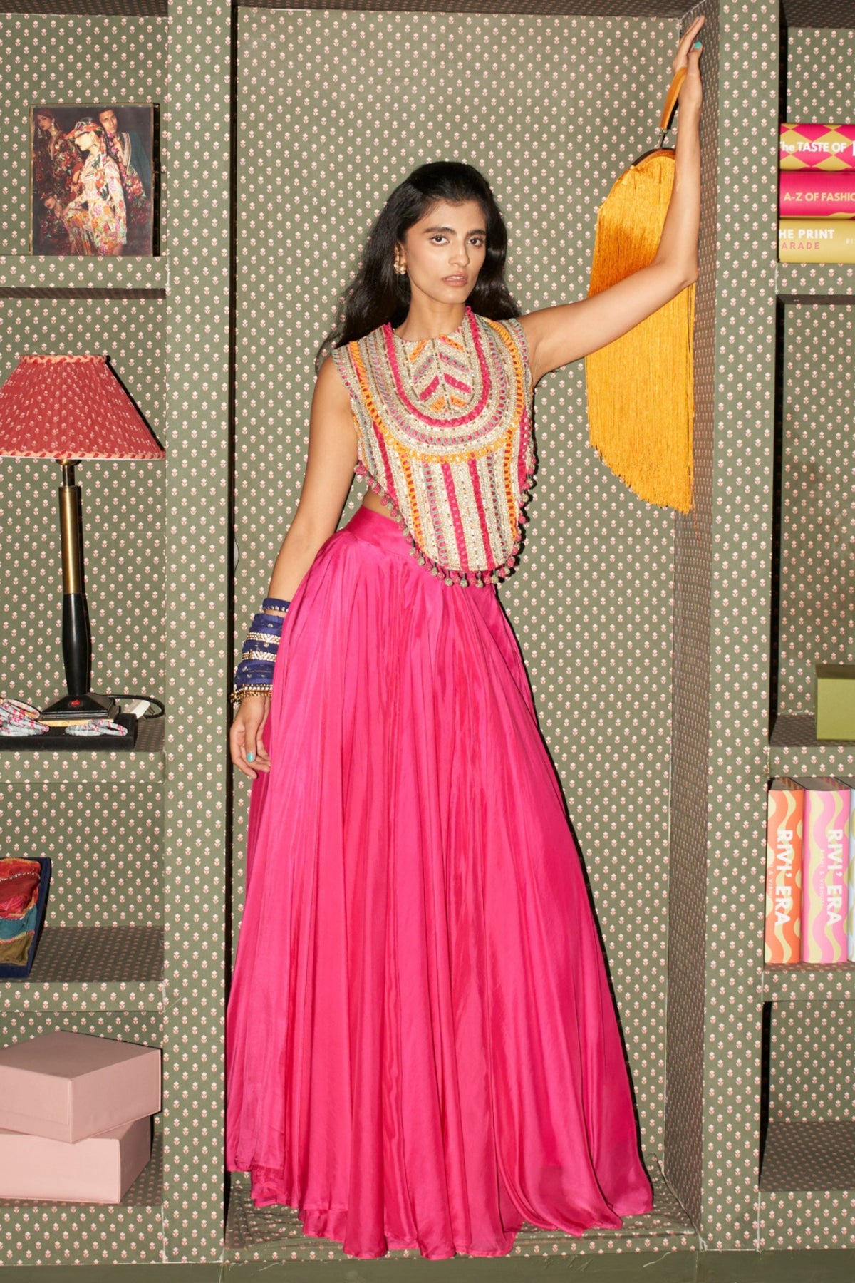 Panorama Corset Lehenga Set