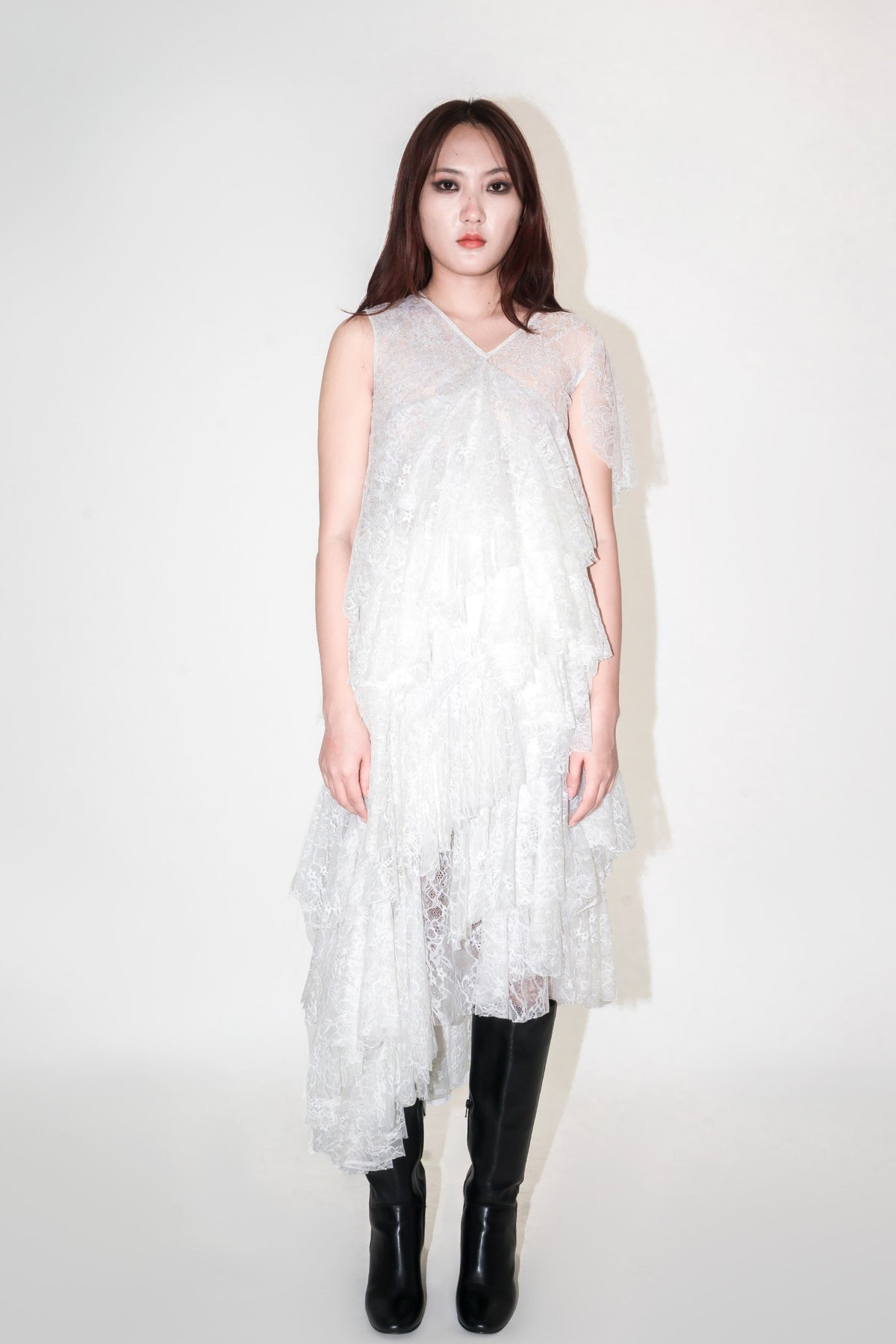 Camila Lace White Skirt