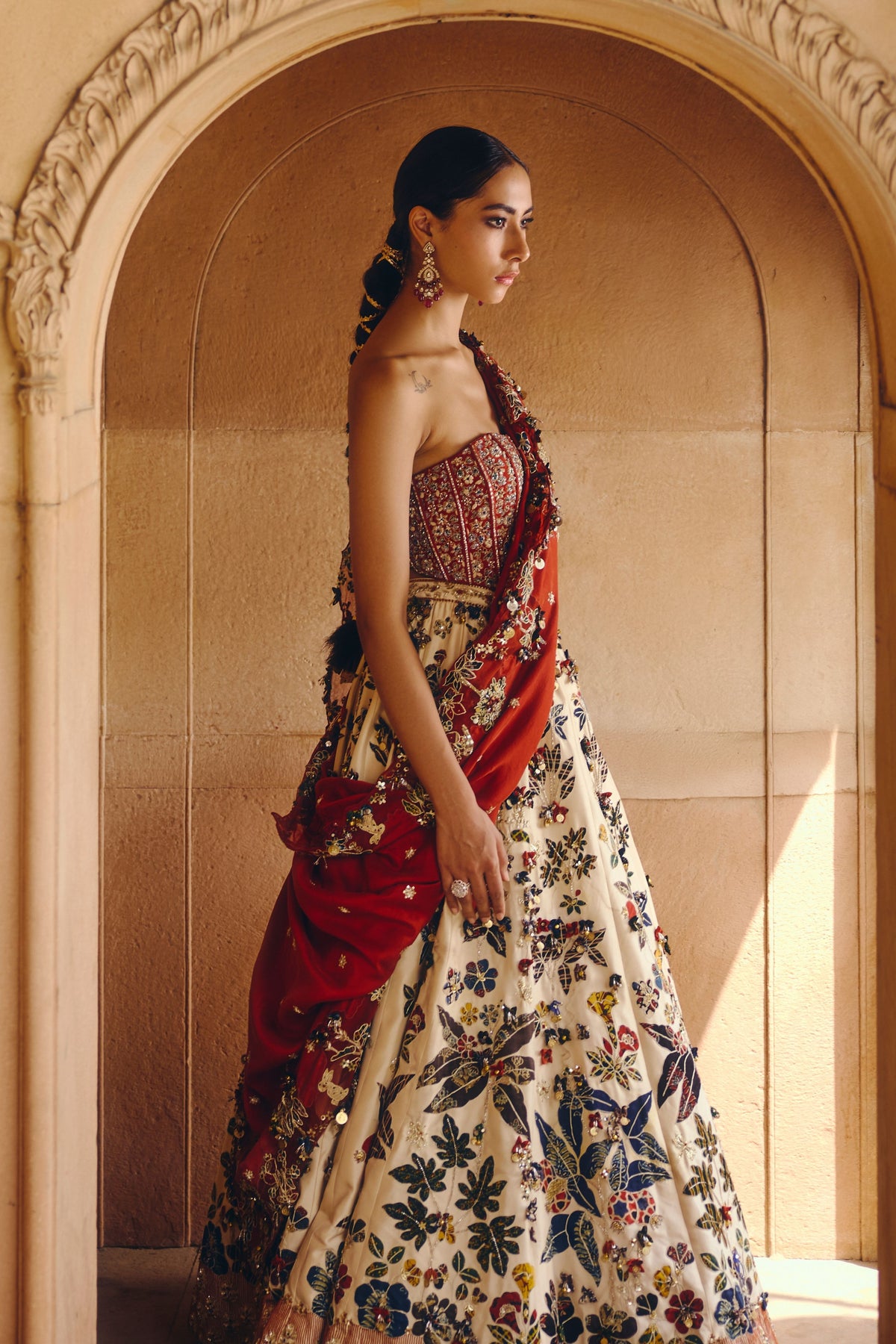 Euphoria Ivory Lehenga Set