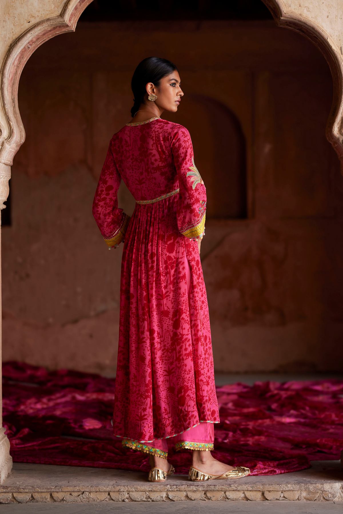 Nadira Hot Pink Kurta Set