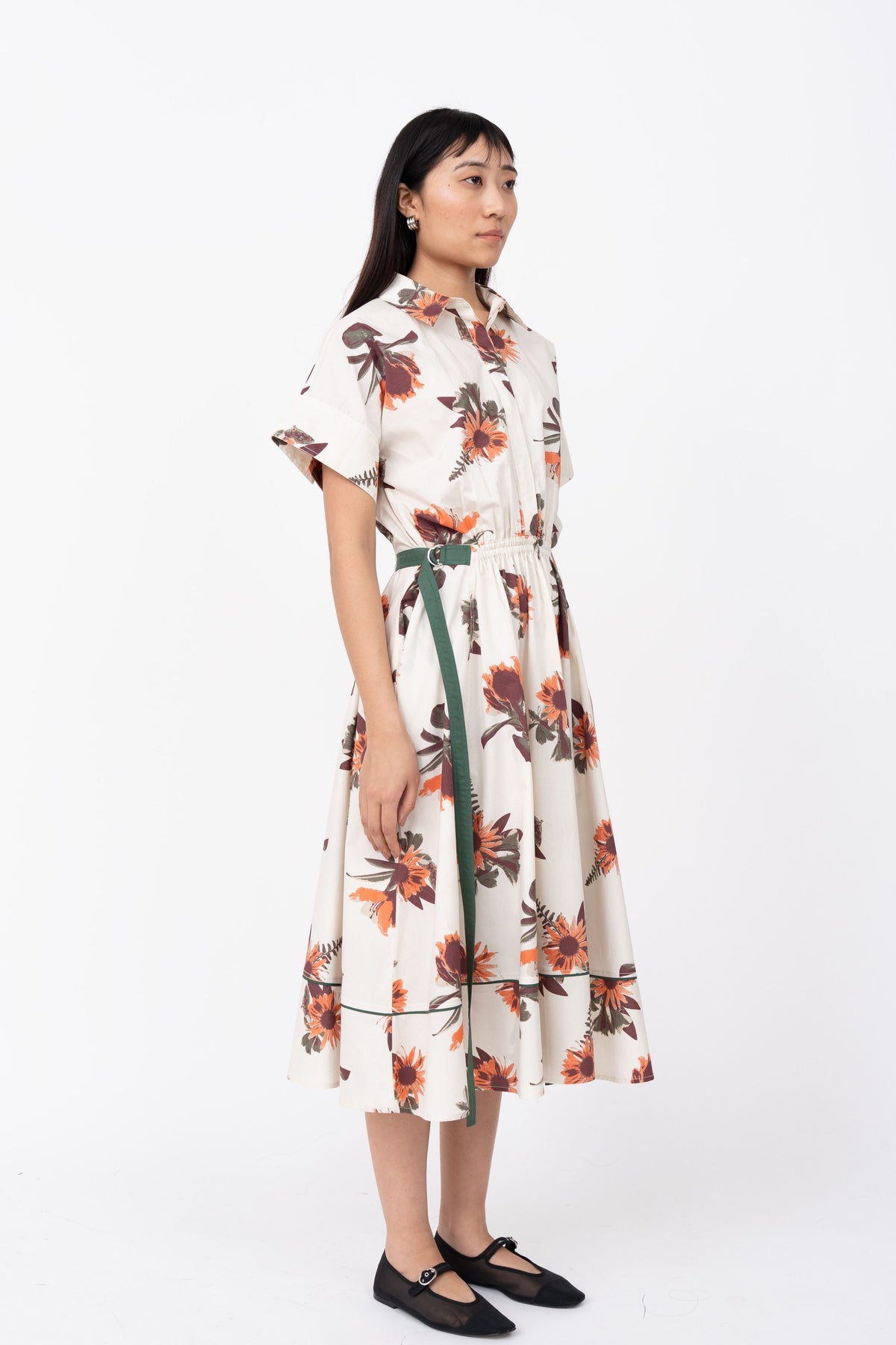 Bouquet Print Tong Dress