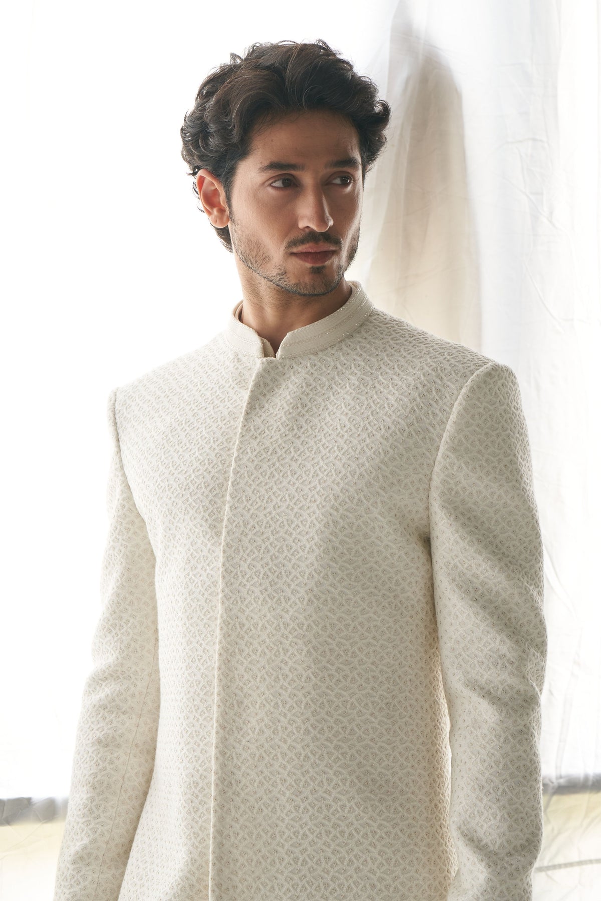 Ivory Jaal Sherwani