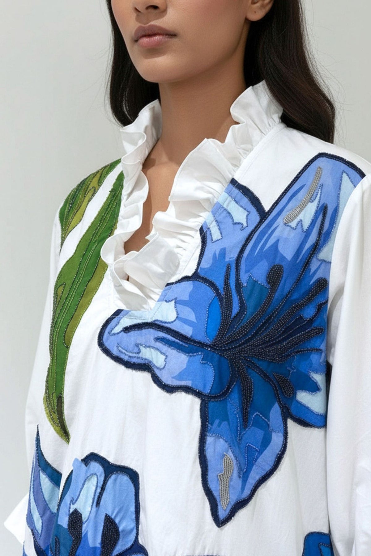 The Beaded Fleur Shirt
