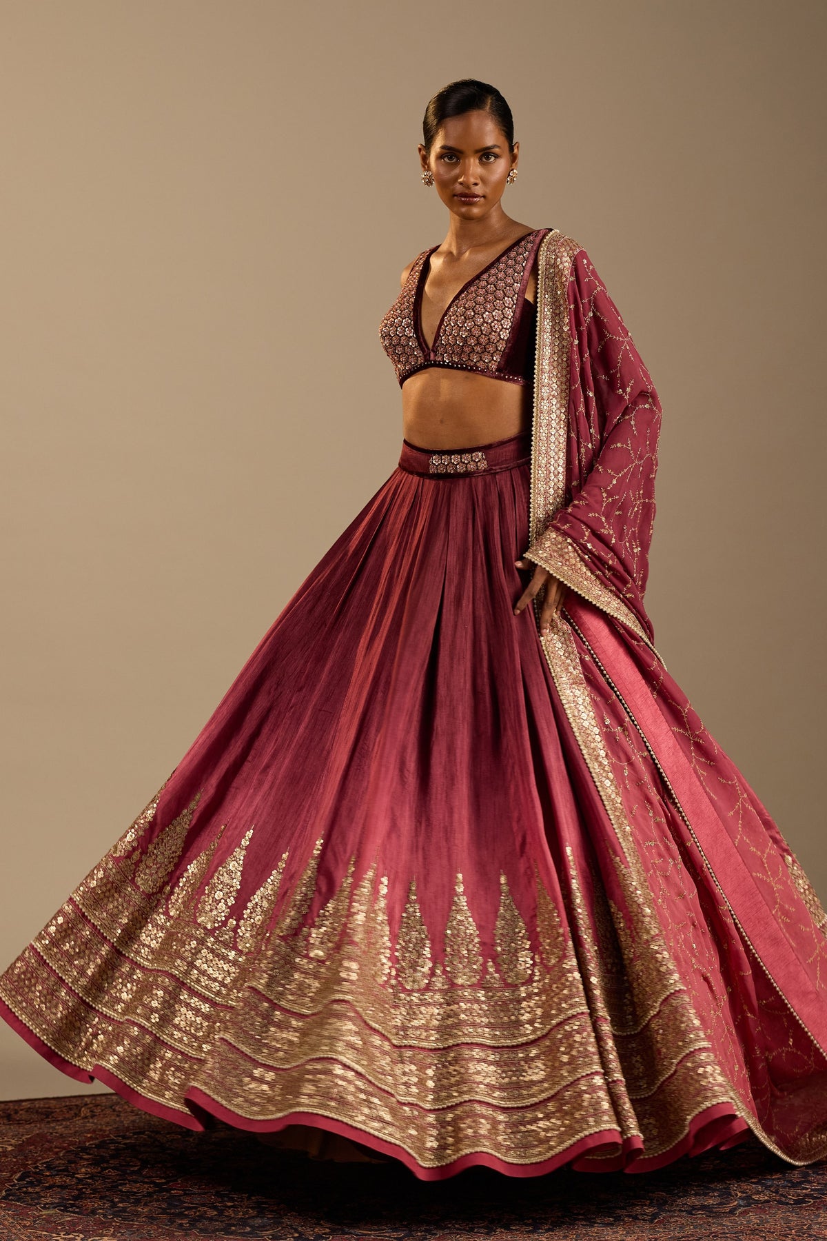 Gaia Lehenga Set