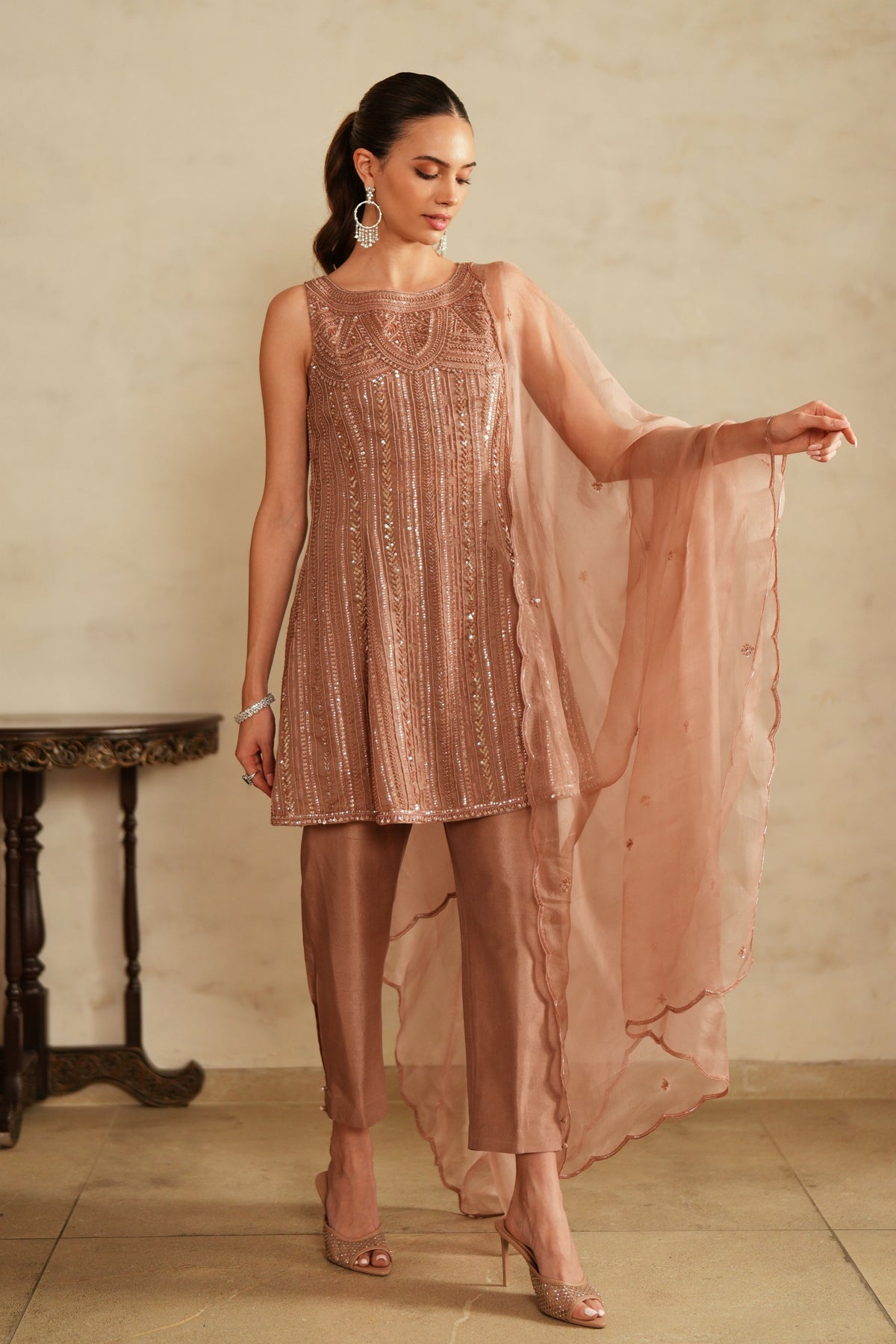 Rituals Brown Kurta Set