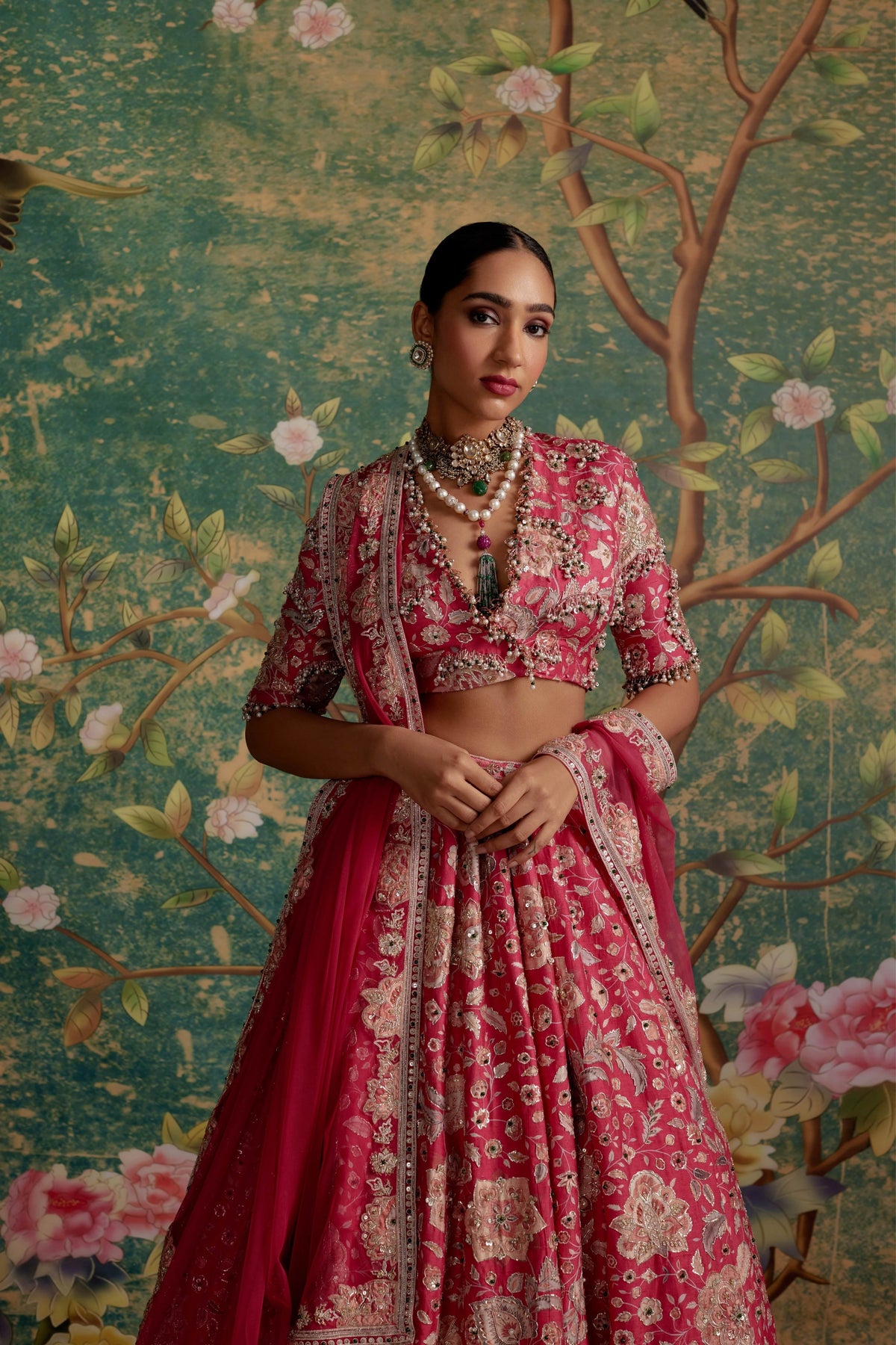 Starlet Royal Fuschia Lehenga Set