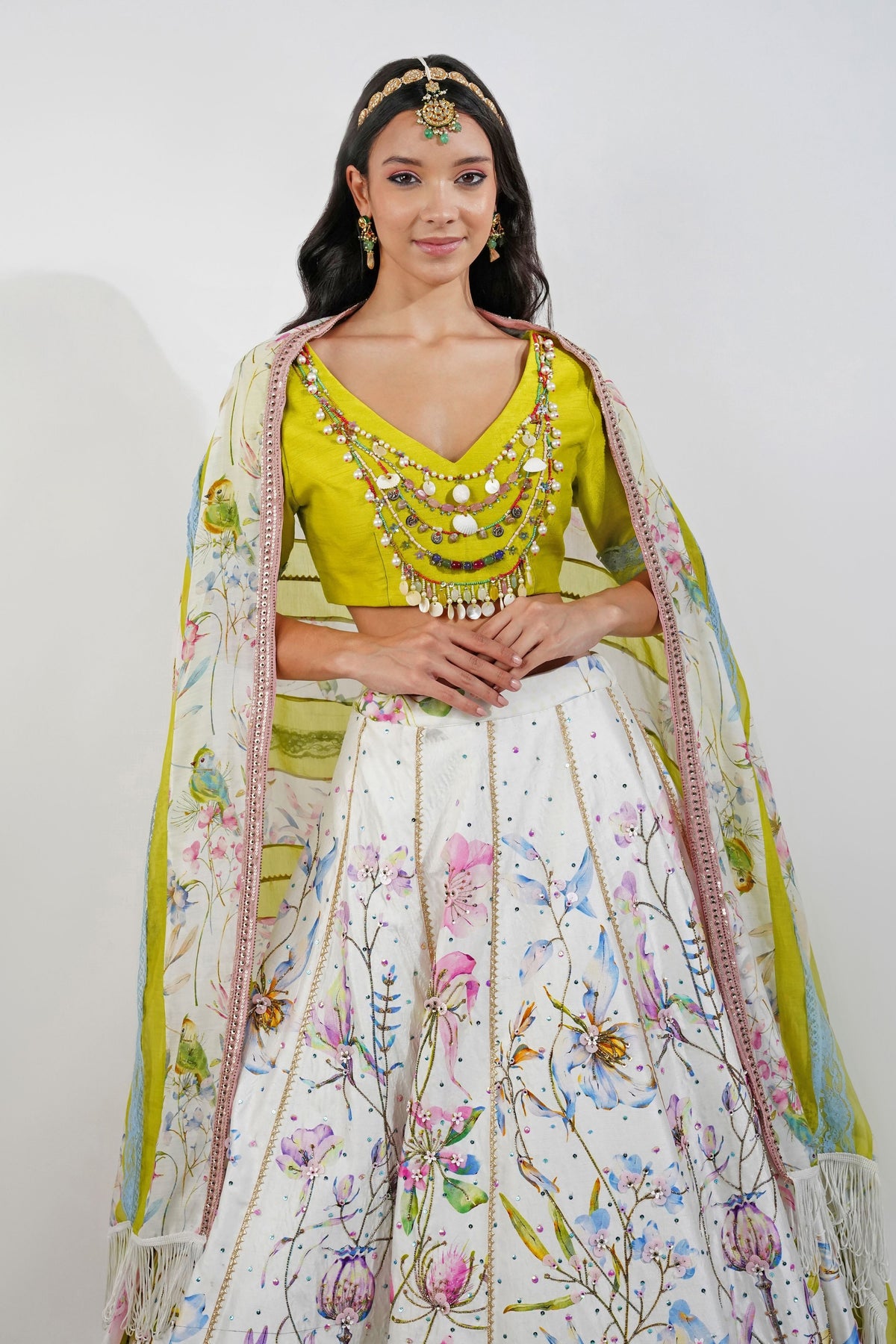 Summer Floral Lehenga Set