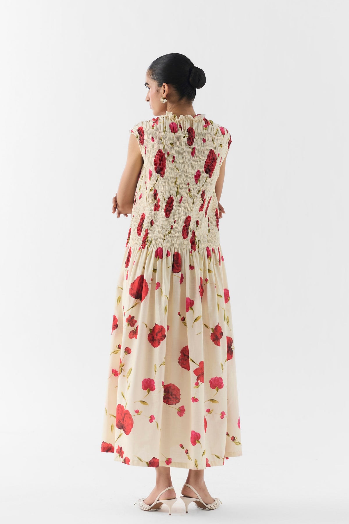 Sisley Rose Ruching Dress