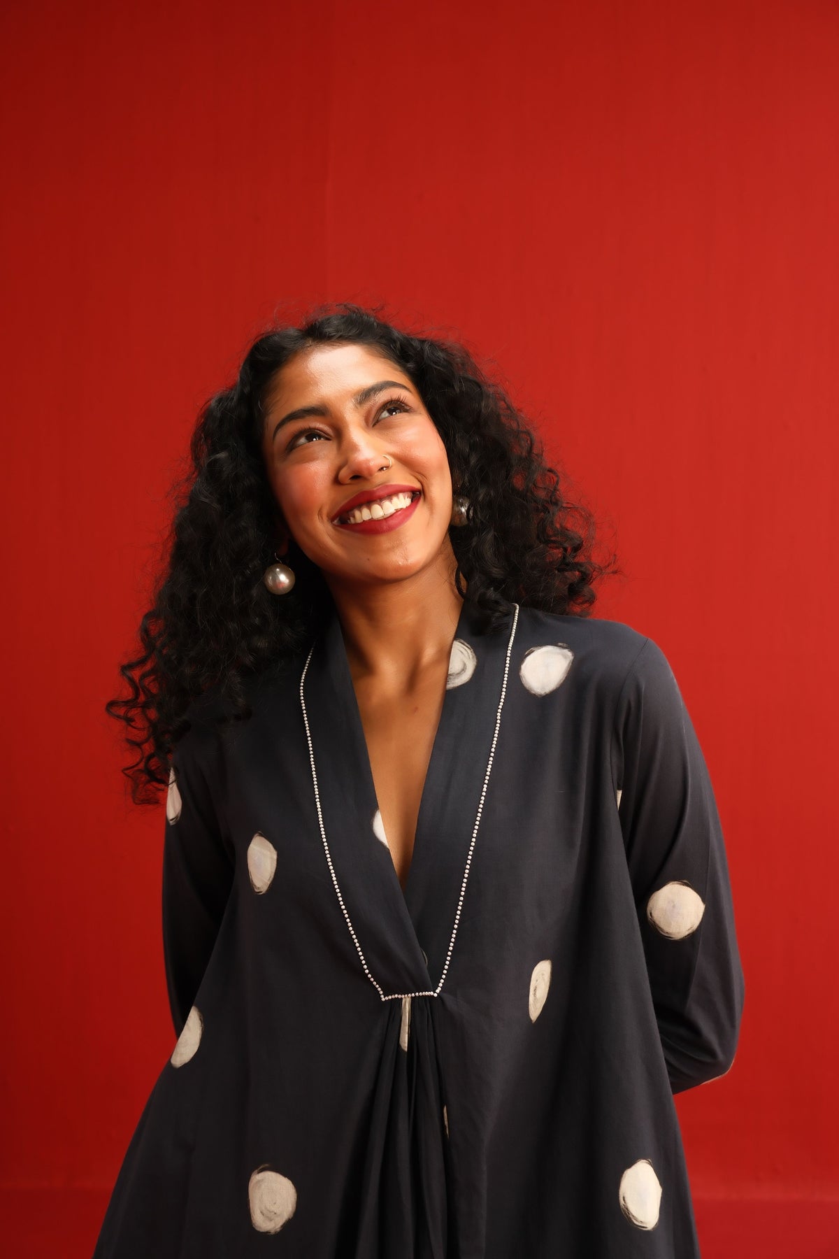 Polka Kurta Set