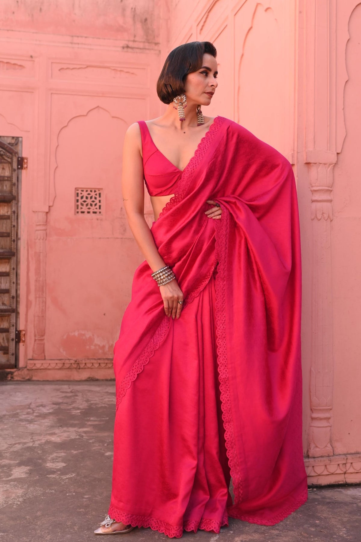 Banarasi Rangreli Handloom Sari