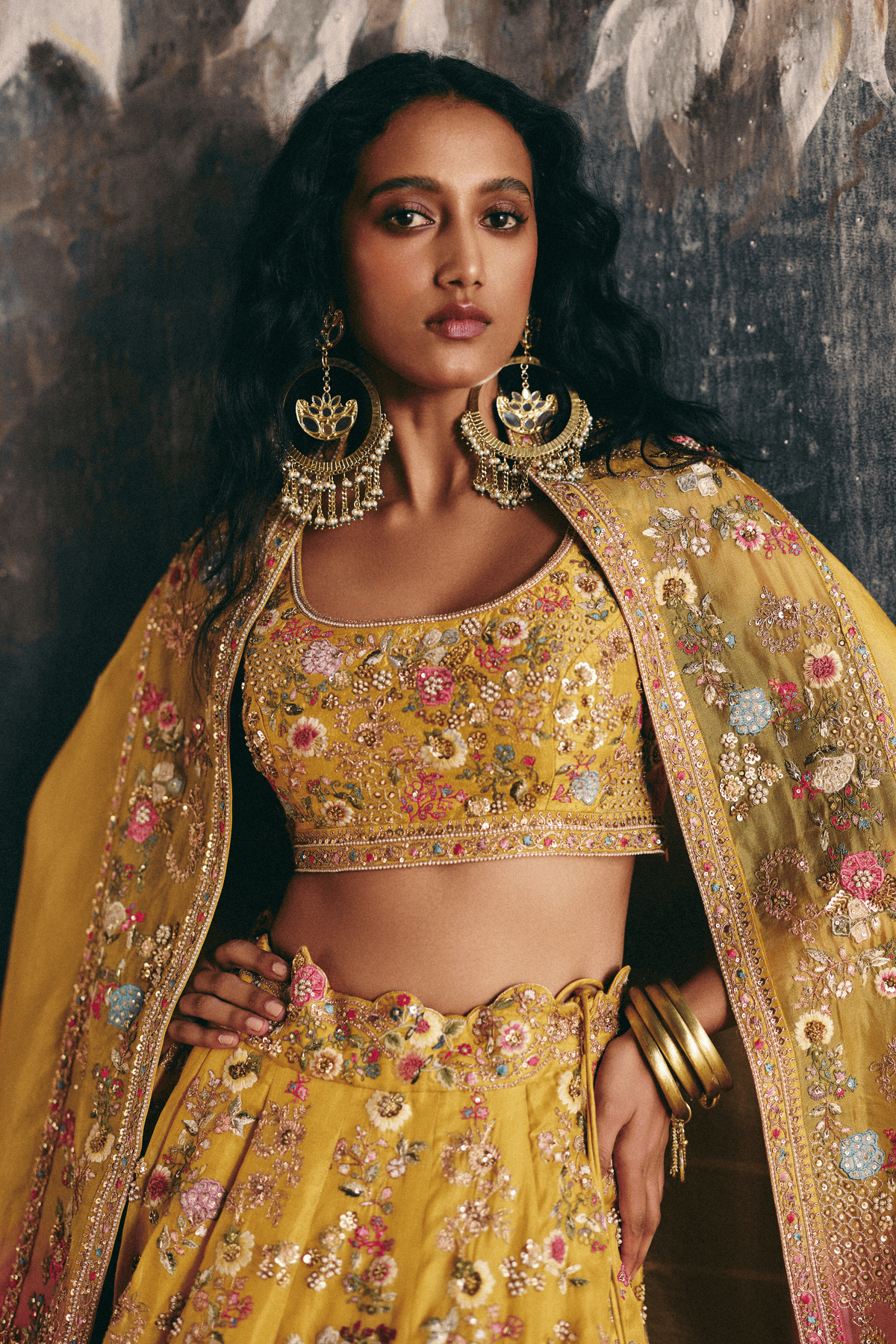 Yellow Lehenga Set