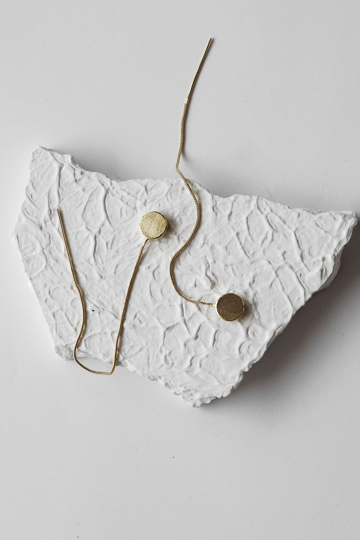 Shooting Moon Golden Earrings
