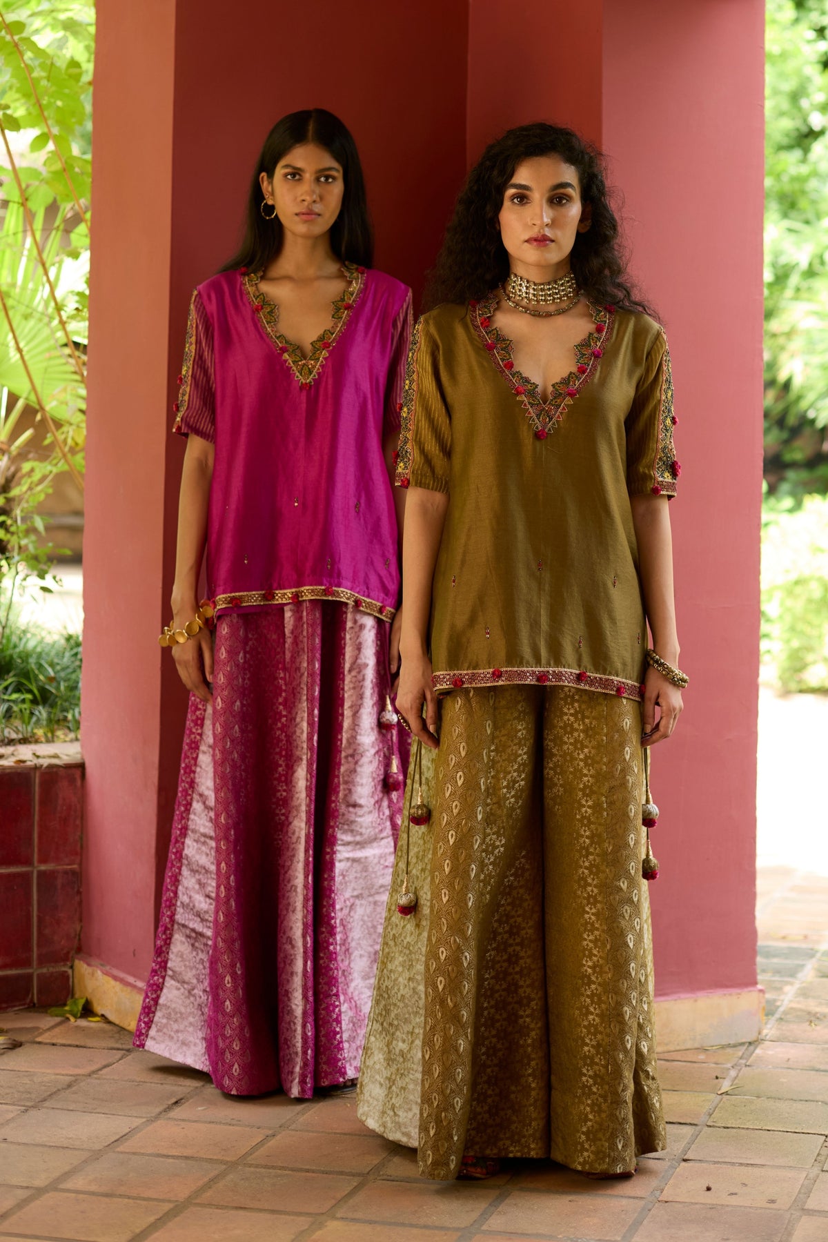 Brocade Palazzo Set