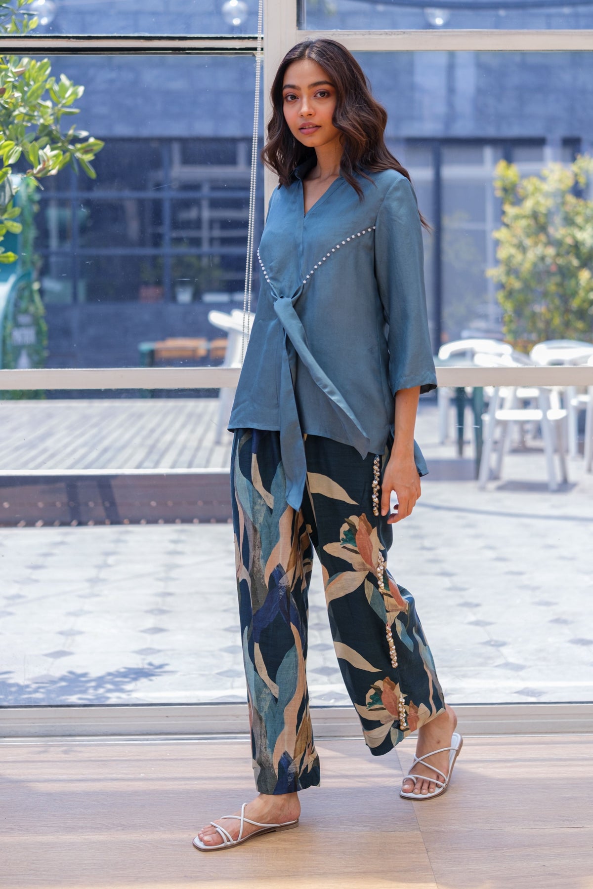Cobalt Floral Co-ord Set
