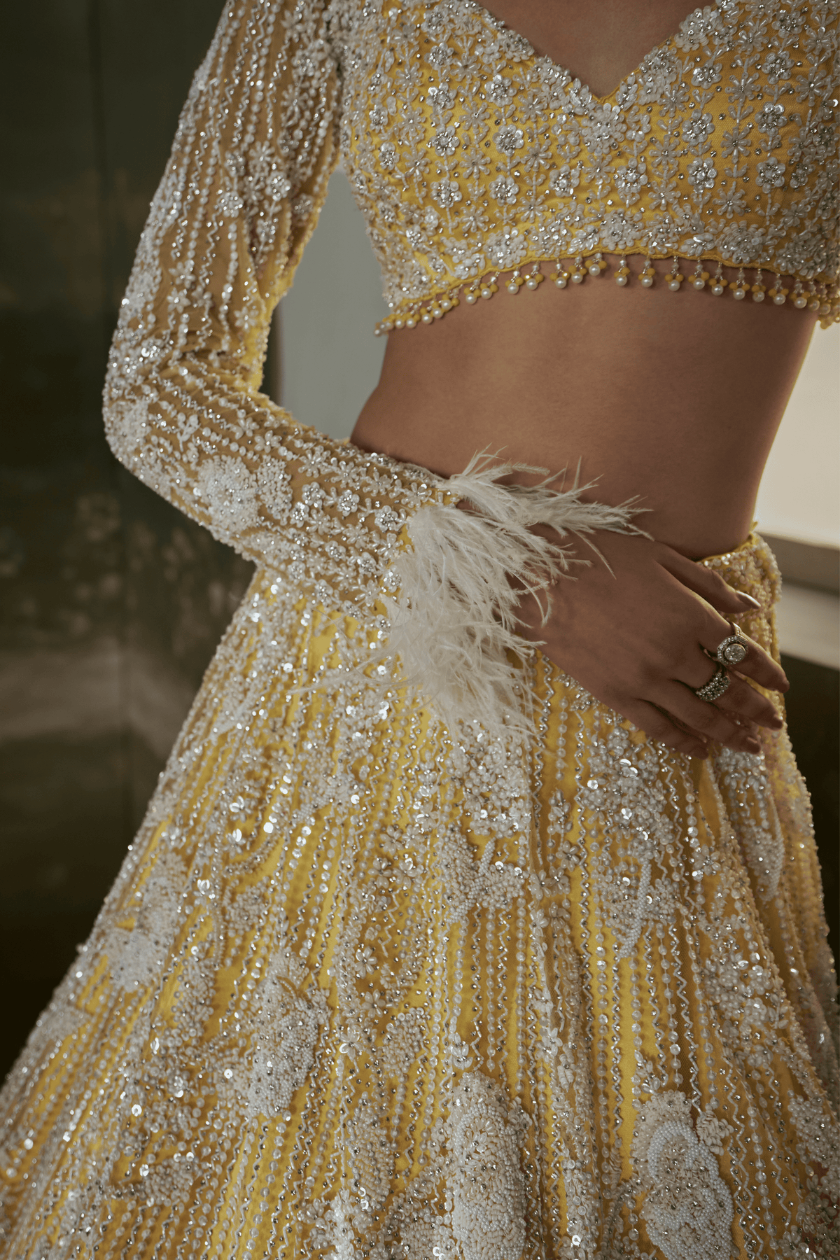 Yellow Lehenga Set