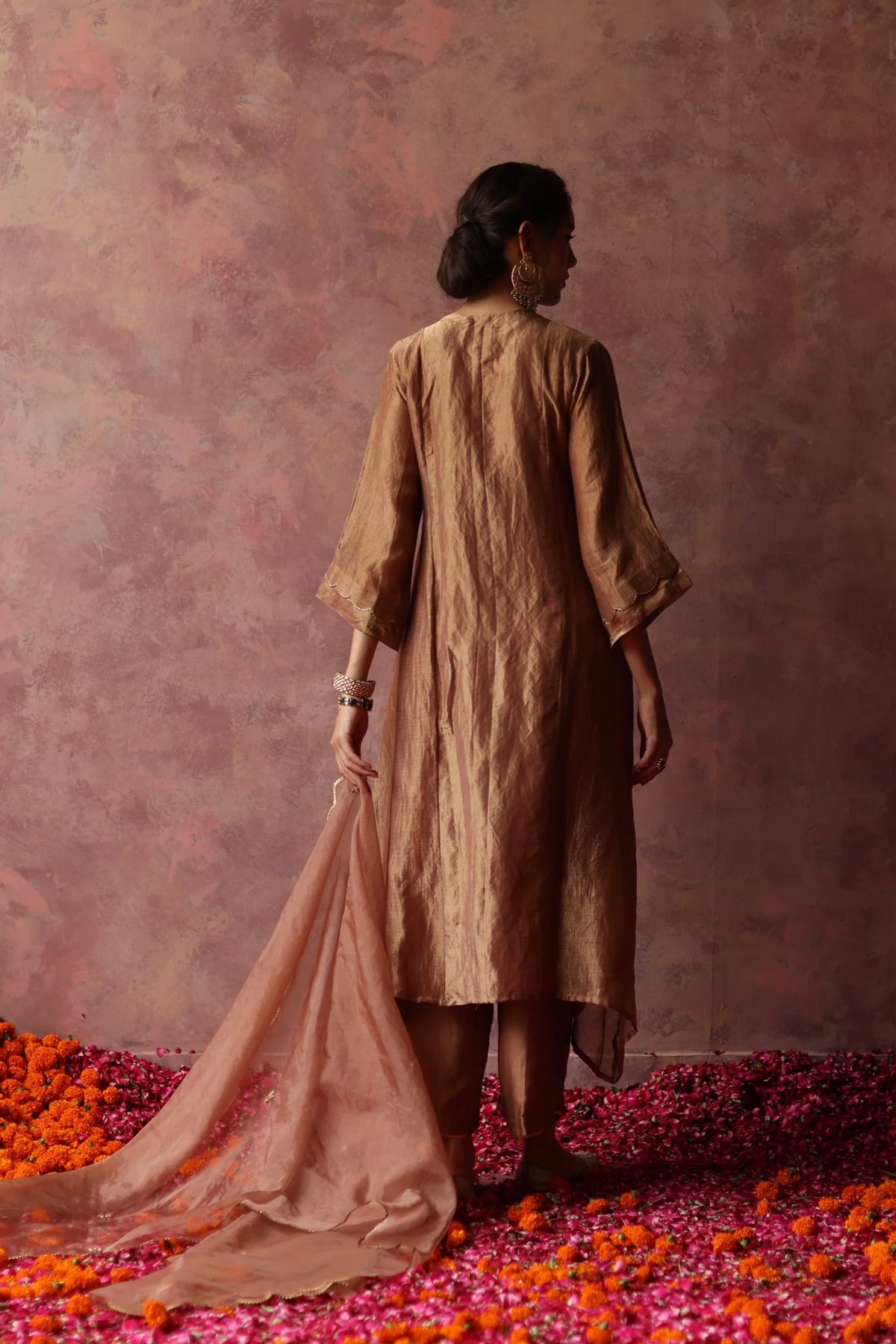 Champagne Gold Paakizah Kurta Set
