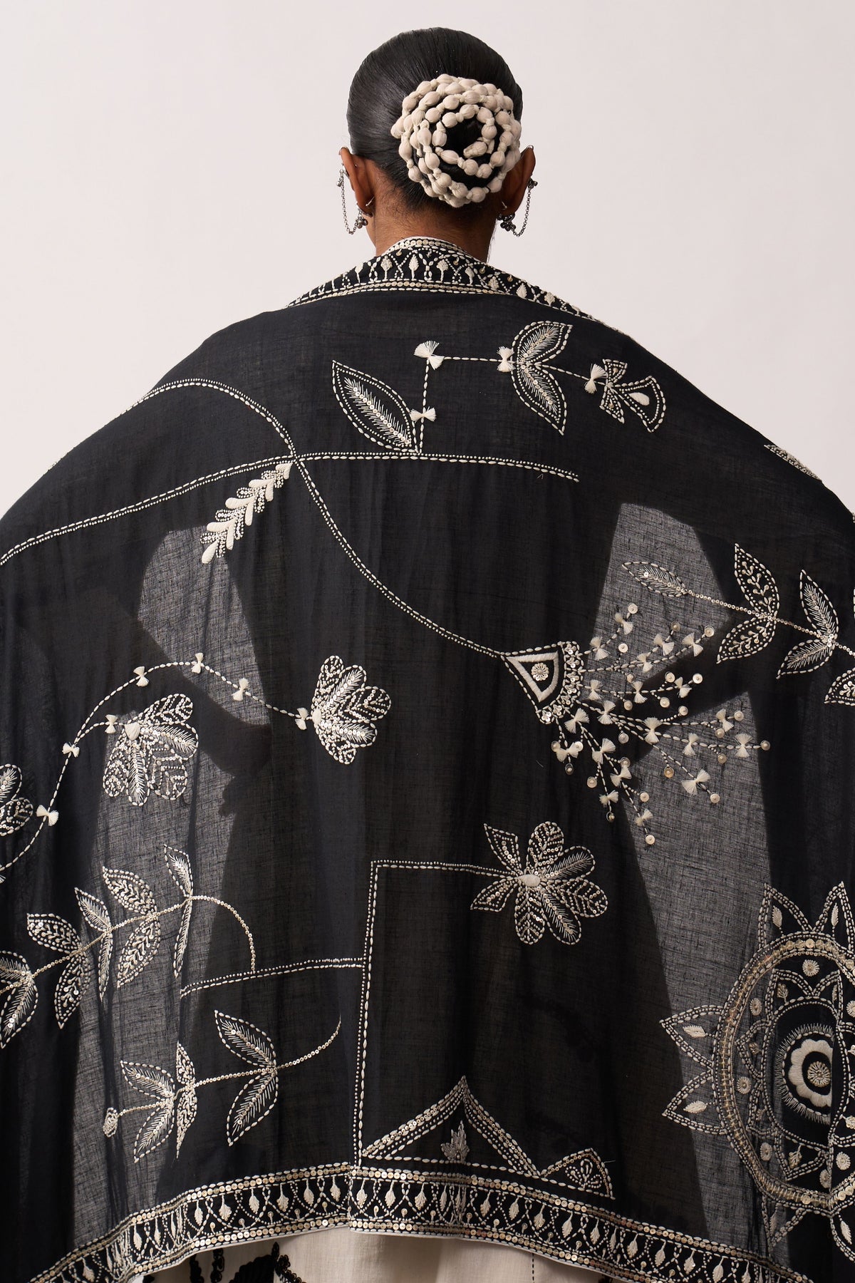 Rani Laxmi Black Dupatta