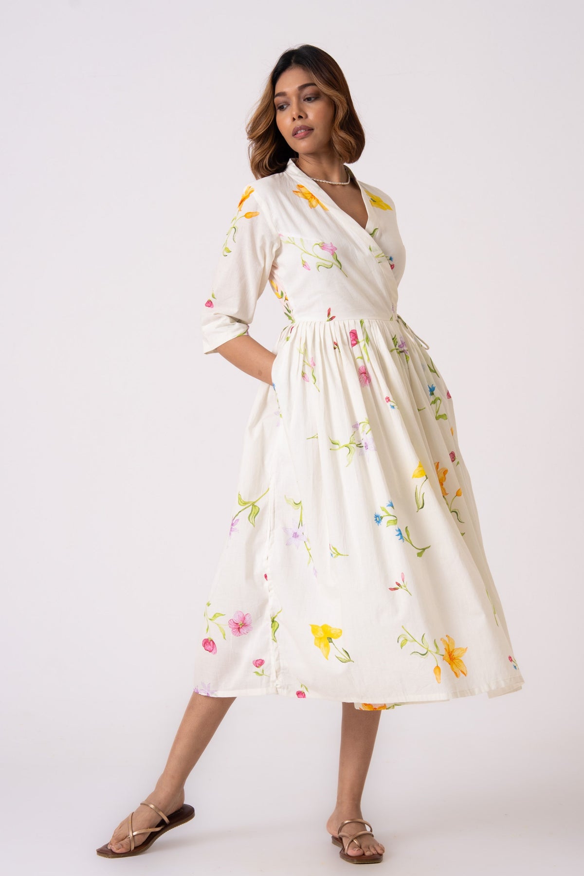 Aura Whimsical Floral Dress