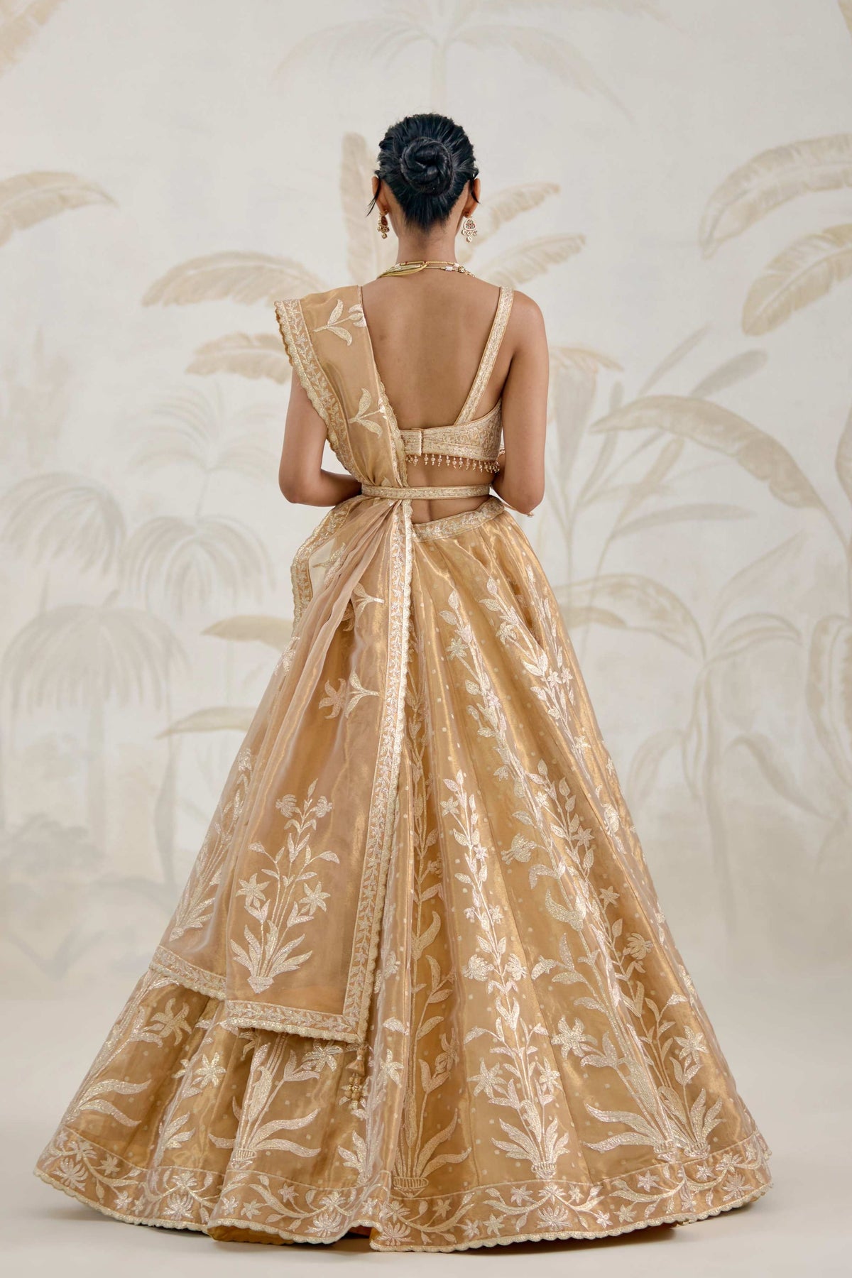 Gold Lehenga Set