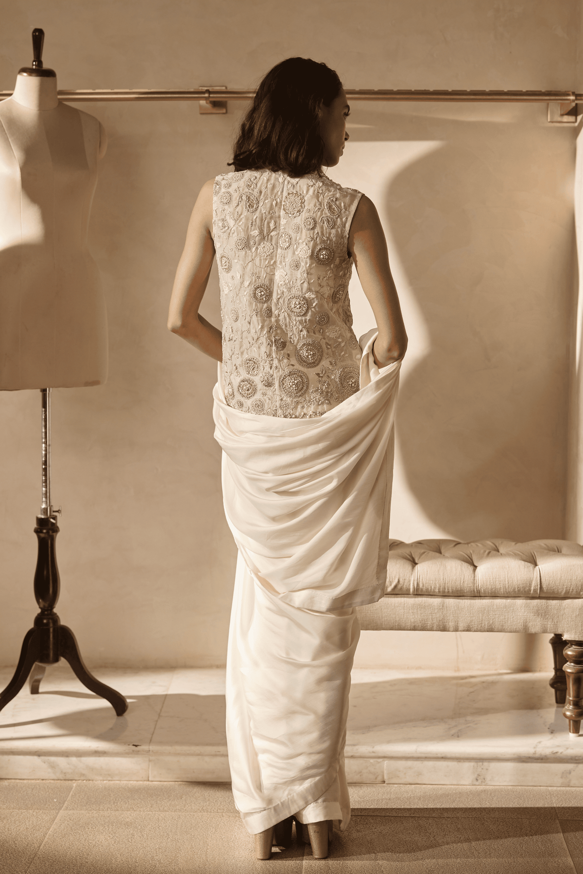 Astra Jacket and Saree Set