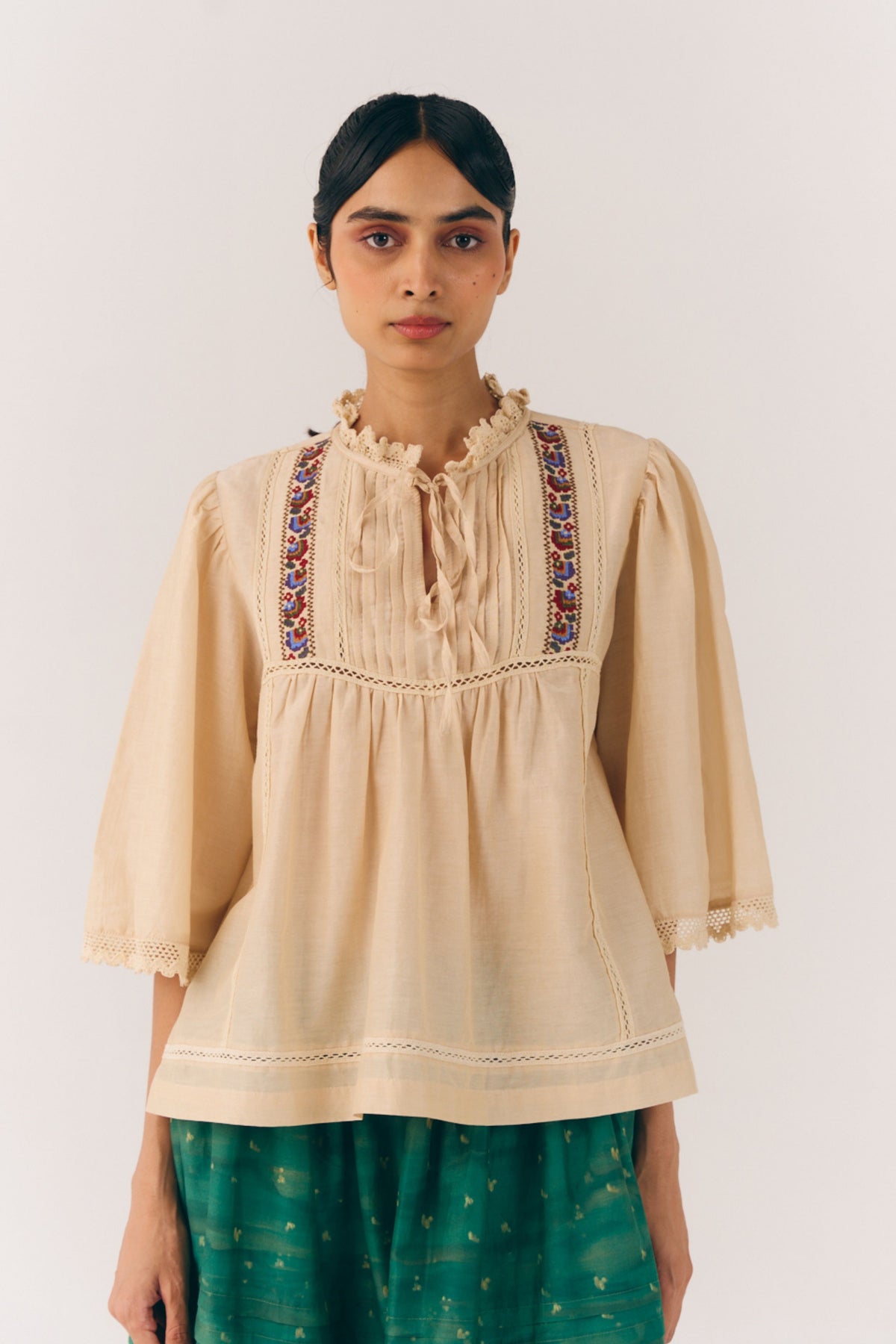 Rose Ivory Top