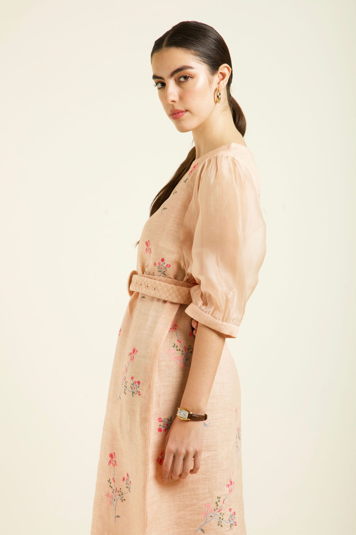 Old Rose A-line Dress