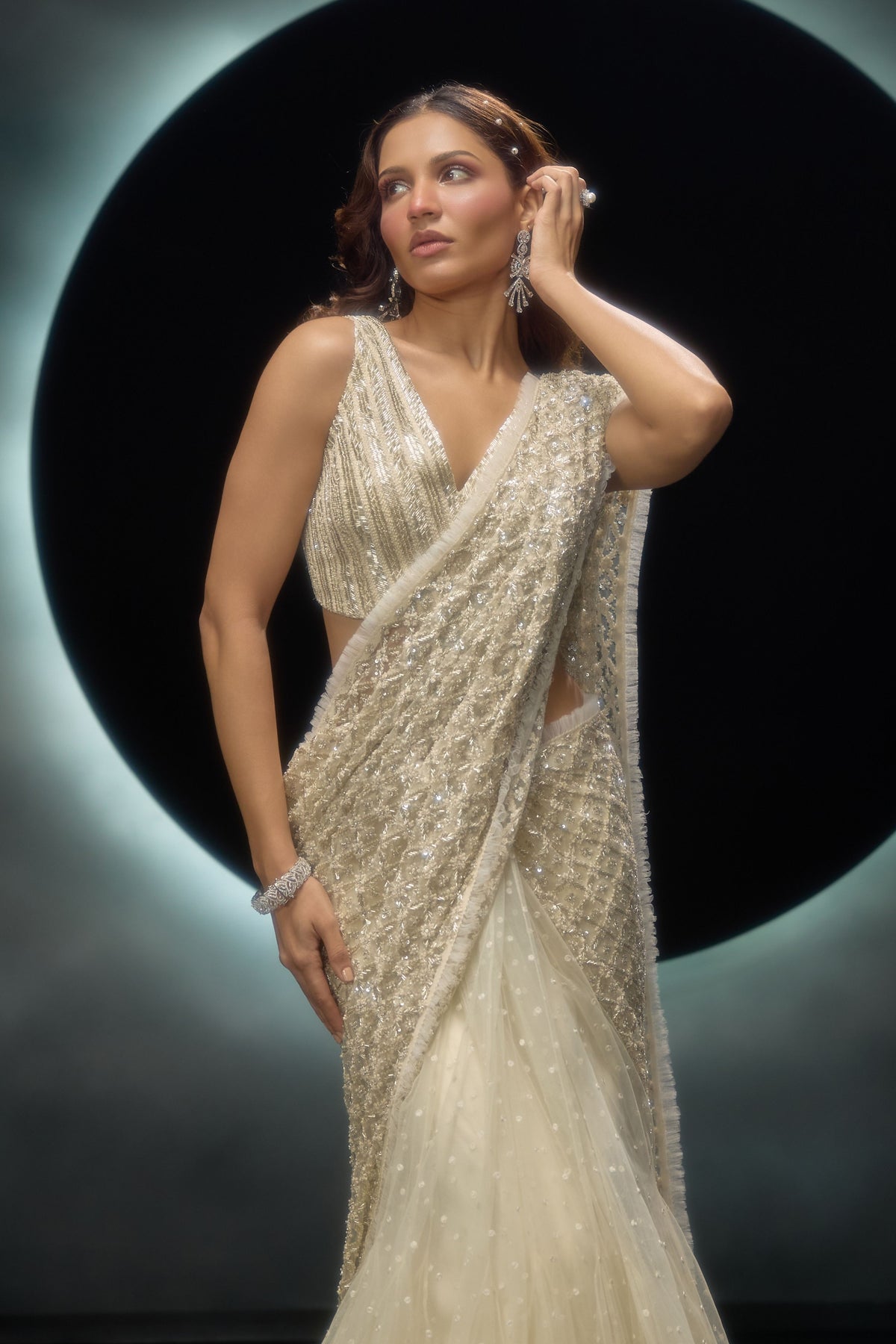 Alvara Lehenga Saree Set