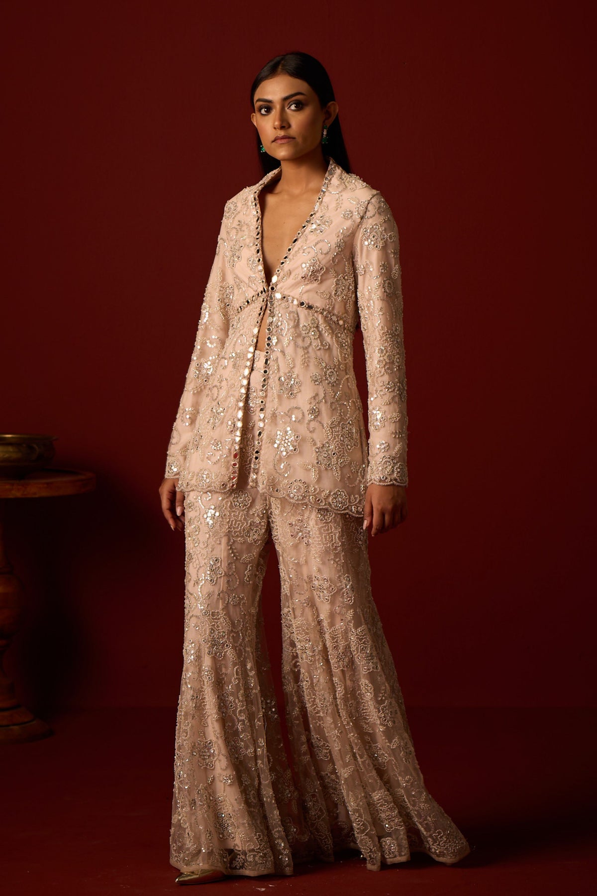 Embroidered Sharara Set