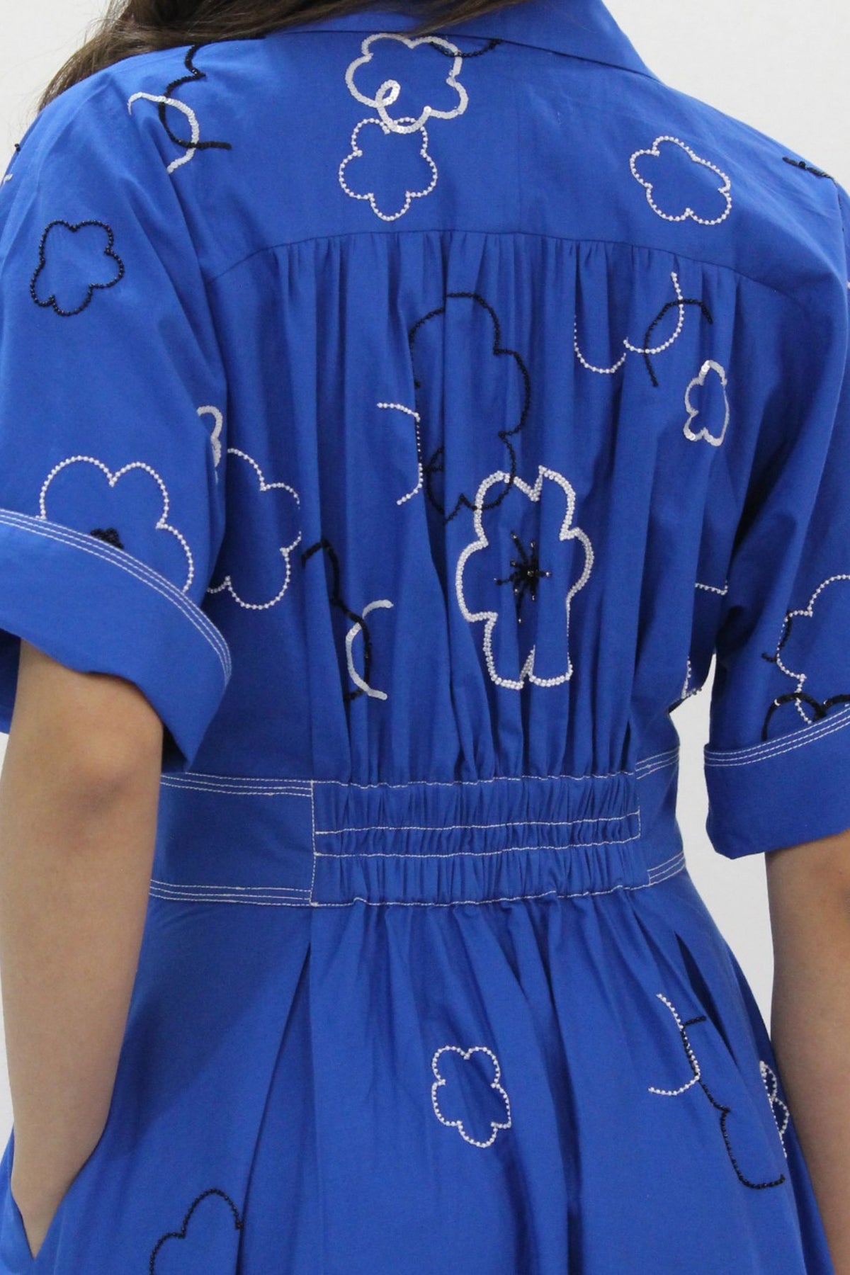 Ditsy Embroidered Sundress