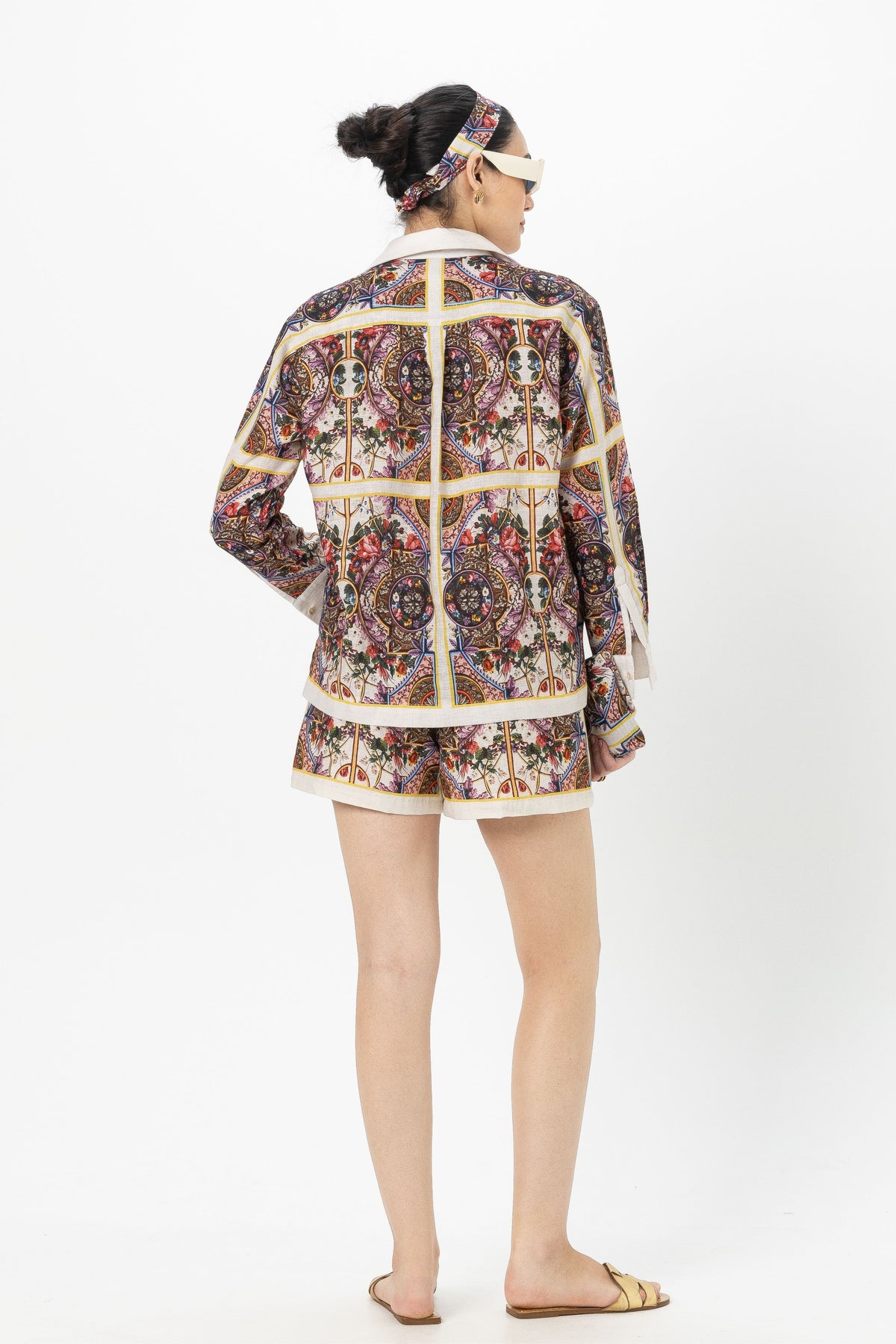 Rococo White Shorts Set