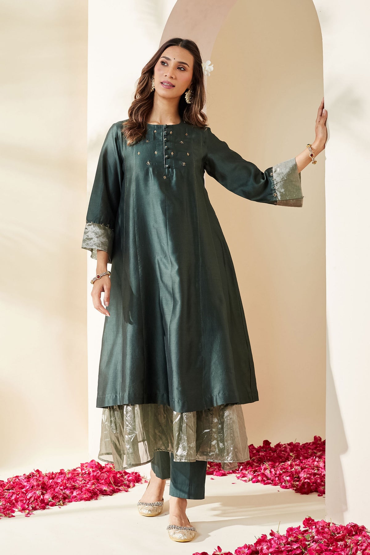Royal Green Nazneen Kurta Set