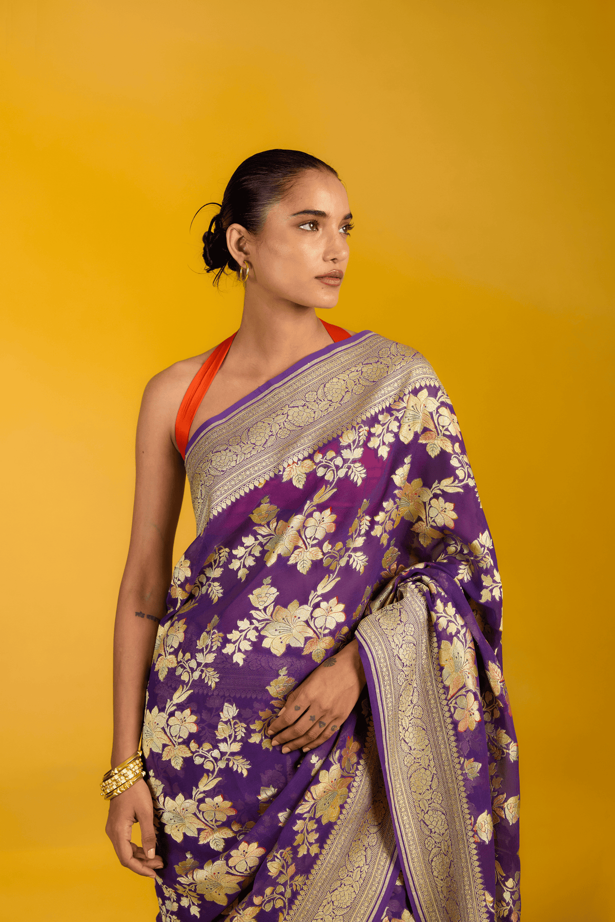 The Royal Amethyst Saree