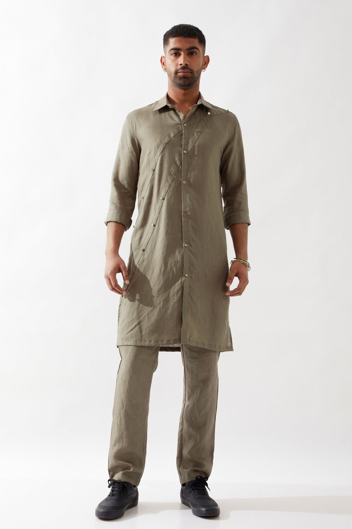 Harison Olive Kurta Set