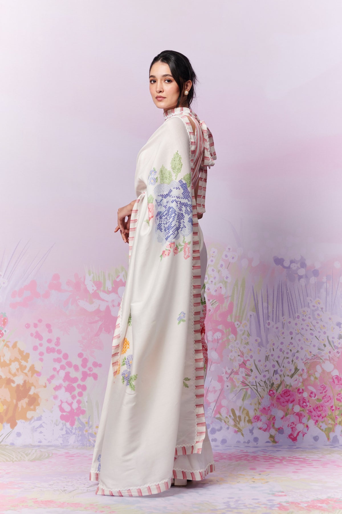 Summer Rose Saree