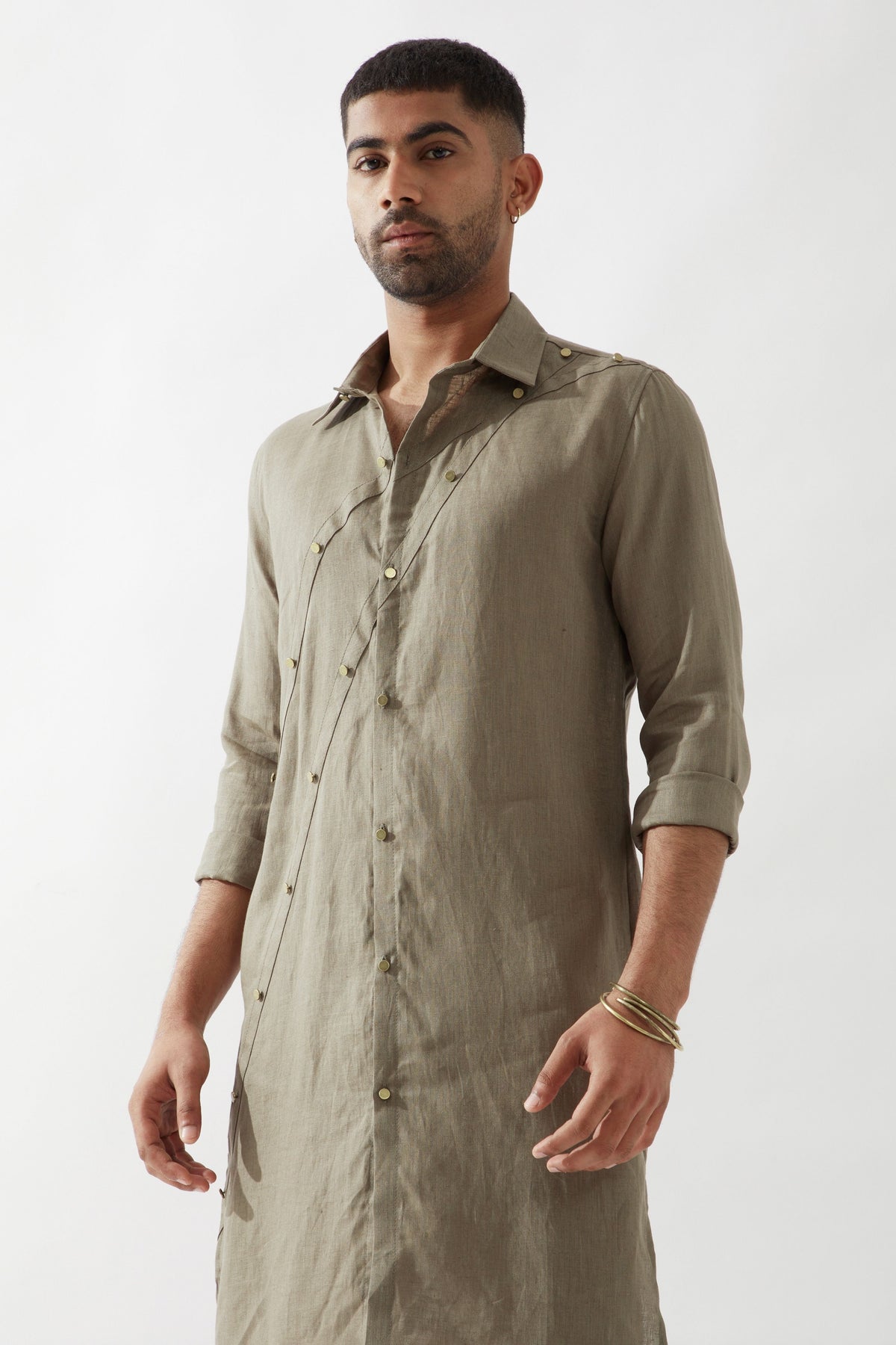 Harison Olive Kurta
