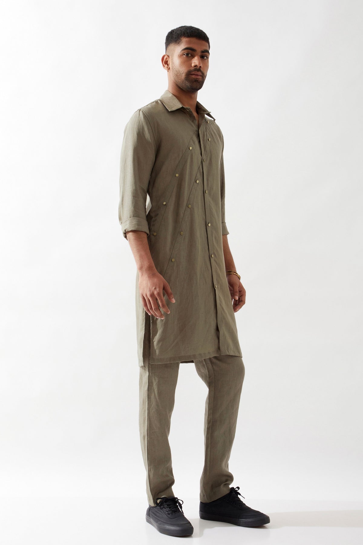 Harison Olive Kurta