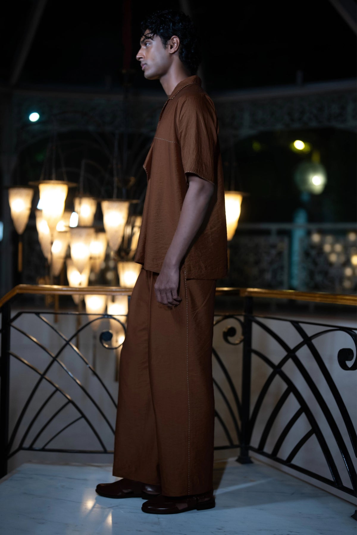 Embroidered Architectural Shirt