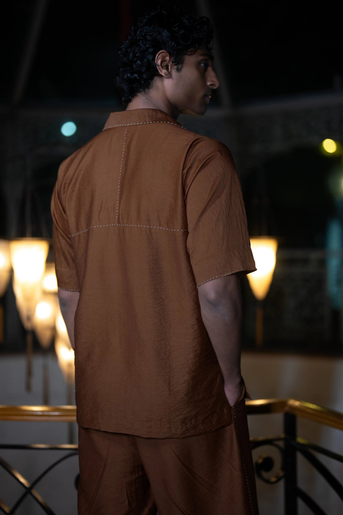 Embroidered Architectural Shirt
