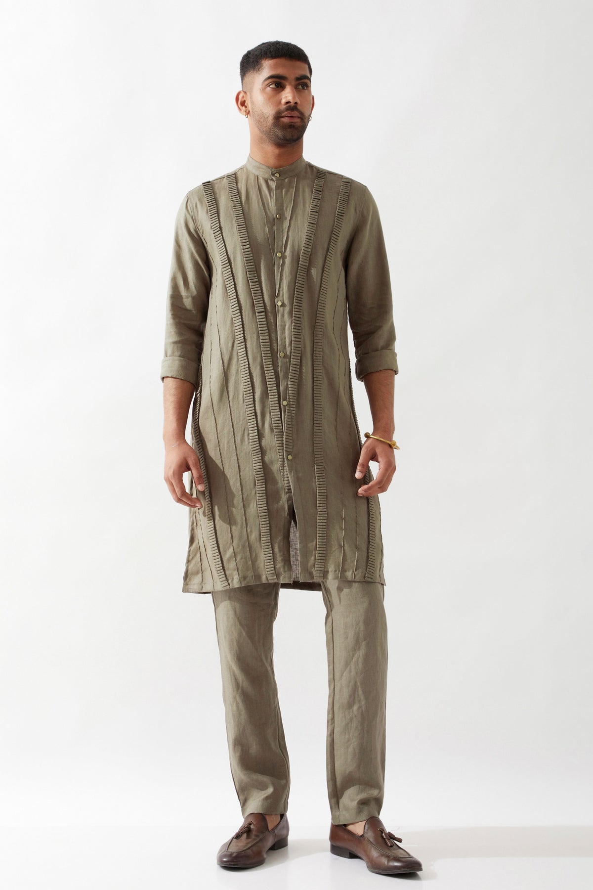 Kaden Olive Kurta Set
