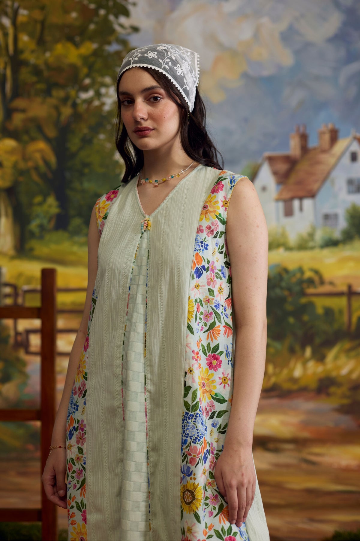 Meadow Pannelled Floral Dress