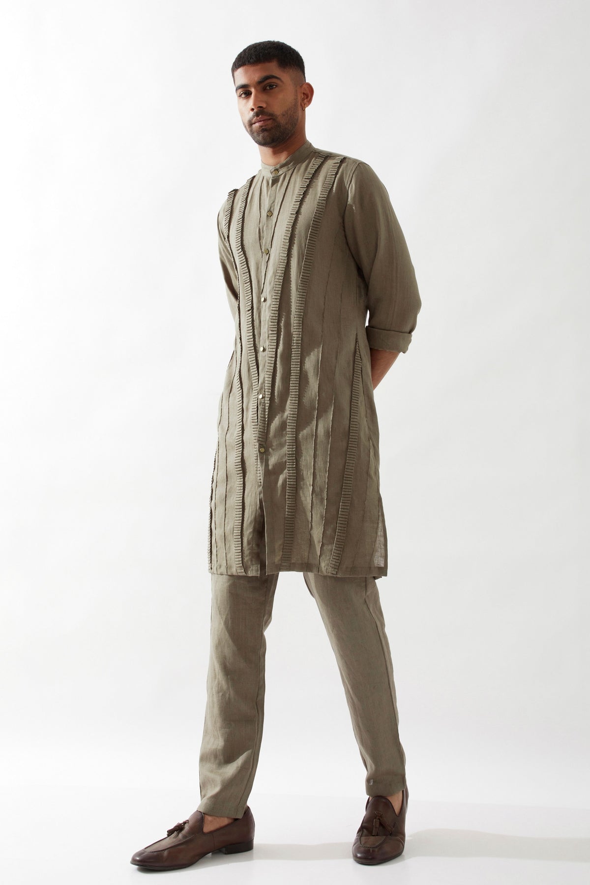 Kaden Olive Kurta