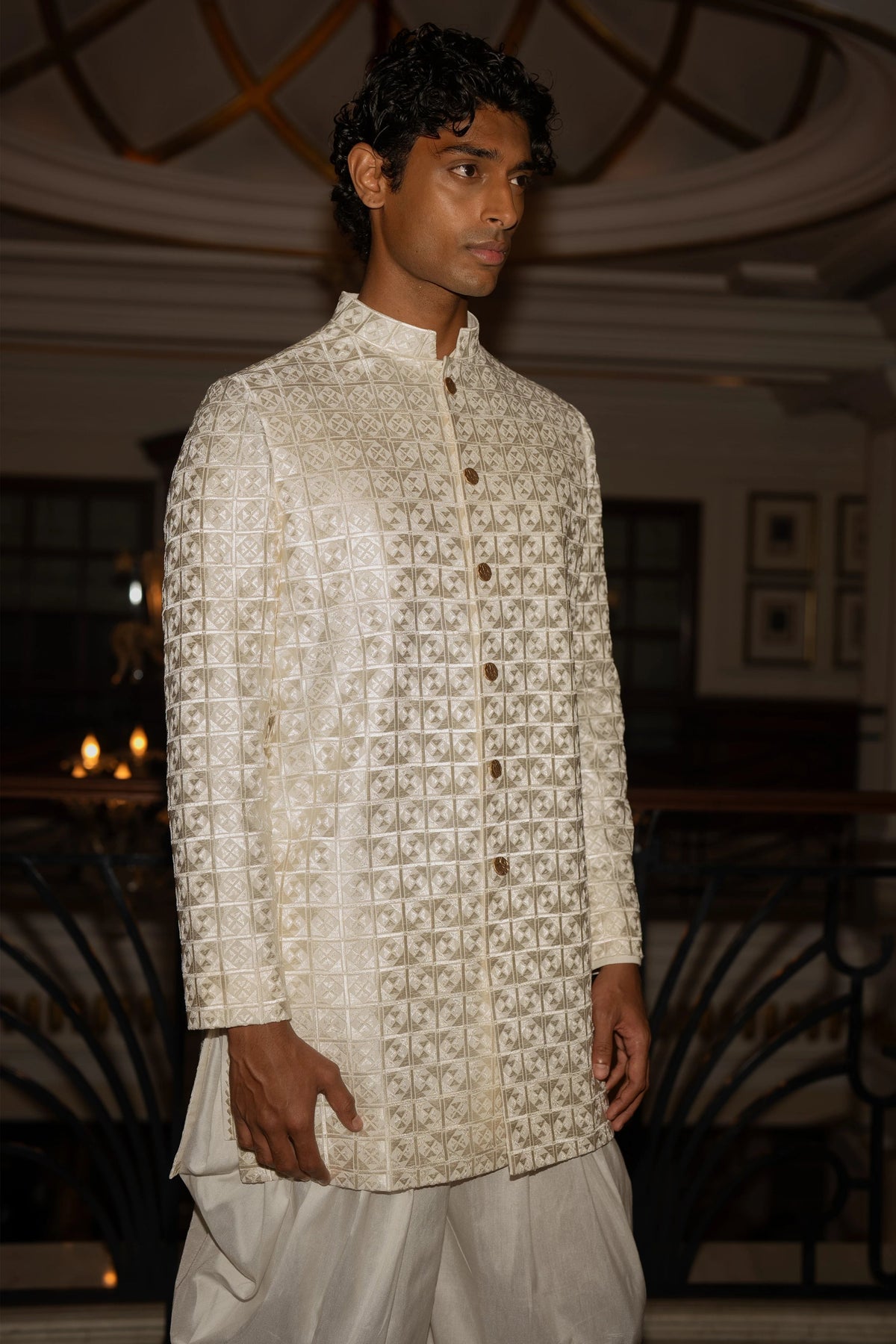 Ivory Embroidered Jacket